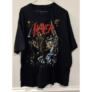 Slayer Demon T Shirt‎ Mens 2XL Black Thrash Metal Band Tee